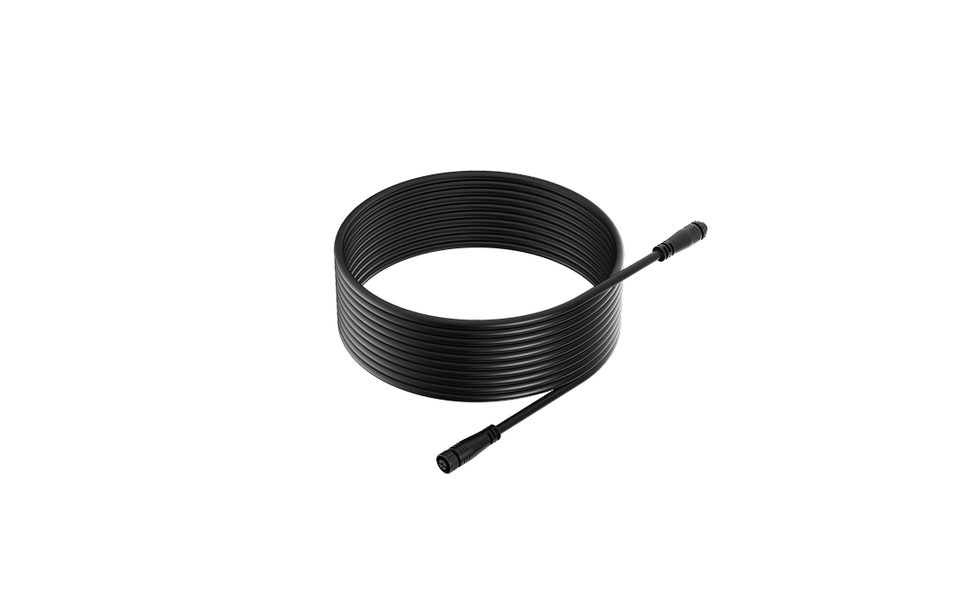 Heavy-duty extension power cord for charging station setup