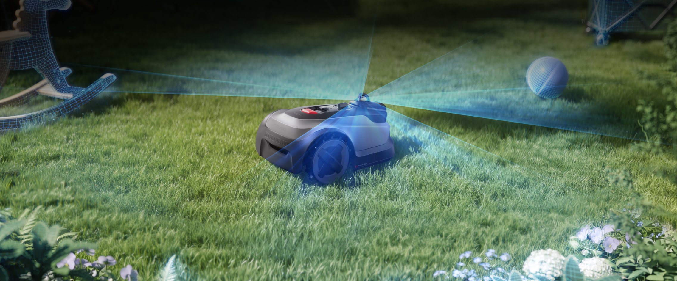 360-degree Sentisphere LiDAR optical perception mapping intricate yard landscapes