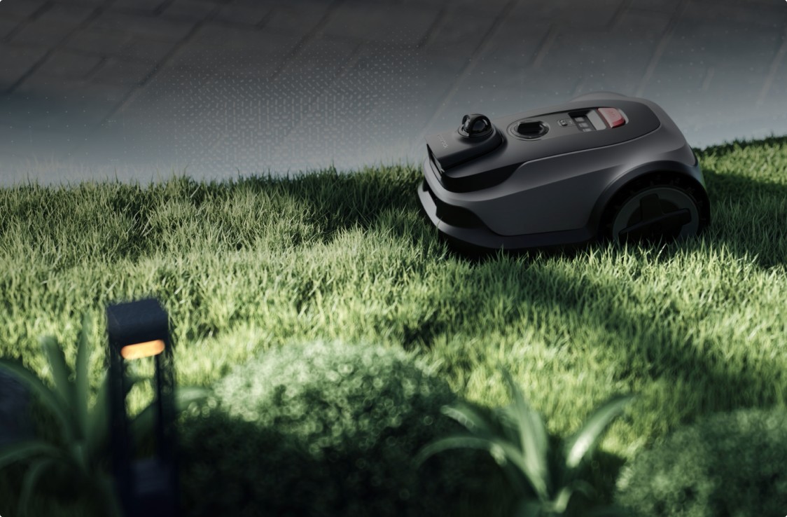 Automated AI lawn mapping generating precise wire-free mowing boundaries