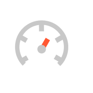 Specification icon for 0.6 m/s maximum mowing forward travel speed